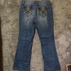 Apollo Women's Blue and Navy Jeans